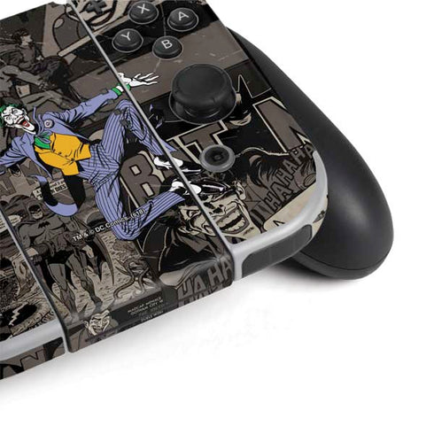 DC Comics The Joker Vintage Action pose pattern Nintendo Switch OLED (2021) Skin